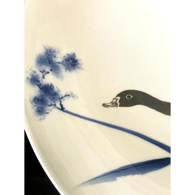 Mid-Century Modern Rare Large Japanese Porcelain Presentation Plate Makuzu Kozan For Sale - Image 3 of 18