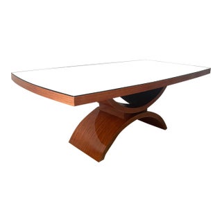 Late 20th Century Postmodern Dining Table Attr. P. Costantini (With Leaves) For Sale