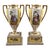 Rococo Architectural Porcelain Urns by Helena Wolfsohn for Dresden, 1880s, Set of 2 For Sale - Image 3 of 14
