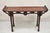 Vintage Chinese Oriental Fretwork Carved Hardwood Altar Console Hall Table. Circa Late 20th Century. Measurements: 34" H x...