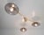Fabio Ltd Trio Angolo Polished Brass Smoky Glass Flush Mount by Fabio LTD For Sale - Image 4 of 7