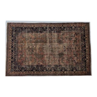 Antique Persian Lavar Kerman , 5'9 X 9' For Sale