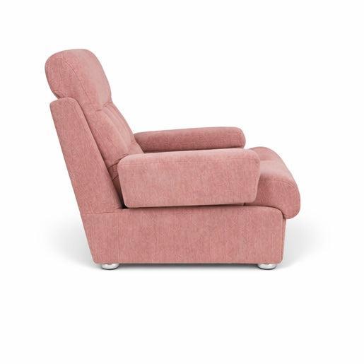 A beautifully proportioned mid-century modular sofa armchair, originally retailed by Heals, upholstered in a soft and...