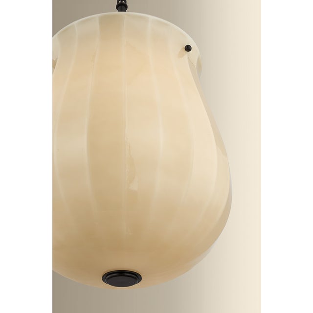 Hudson Valley Lighting Nevins 14 in. 1 Light Pendant in Distressed Bronze Finish For Sale In New York - Image 6 of 8