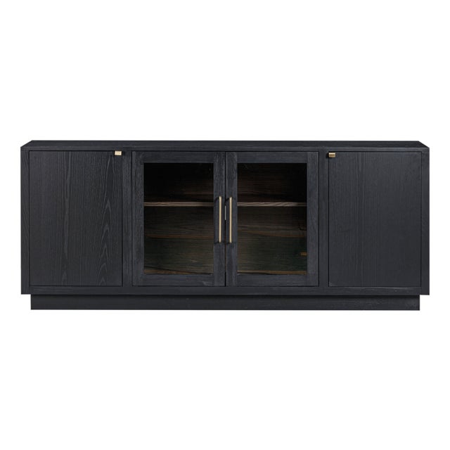 Marlow Black Wood Console For Sale