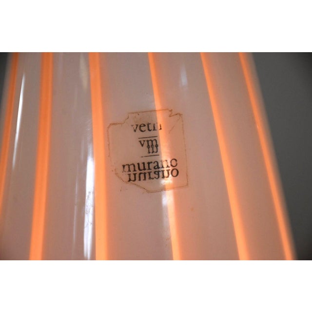 Vetri 1960s Vetri Murano Glass Table Lamp For Sale - Image 4 of 7