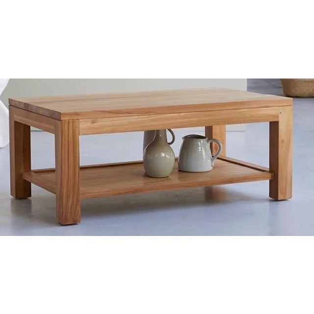 Tikamoon Eve Rectangular Teak Coffee Table Chairish