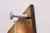 Vintage Walnut and Anodized Aluminum Wall Mounted Coat Rack With Two Hangers For Sale - Image 10 of 13
