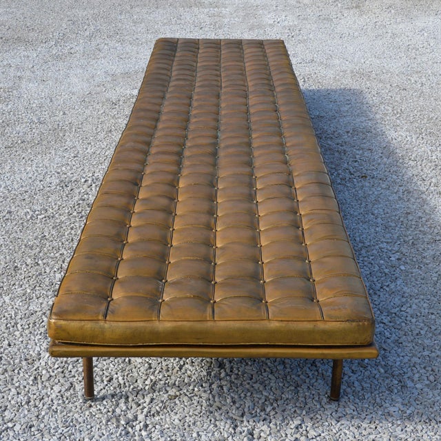 Realism Sixteen Foot Mies van der Rohe Barcelona Daybed from the IBM Building For Sale - Image 3 of 10