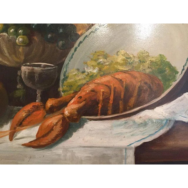 Traditional Belgian 1871-1964 Flachet Still Life Painting For Sale - Image 3 of 11