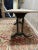 Art Deco Bistro Table with Cast Iron Legs For Sale - Image 3 of 6