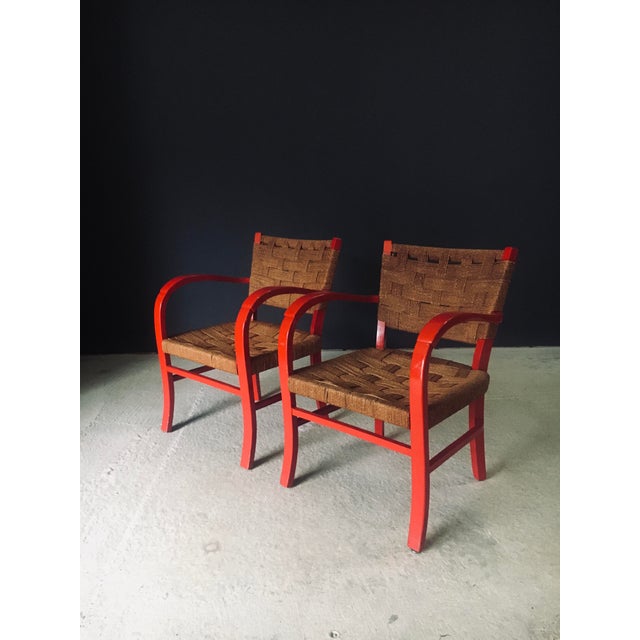 Mediterranean Armchairs, France, 1950s, Set of 2 For Sale - Image 3 of 18