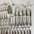 1970s Vintage Traditional Hollywood Regency Silver Plate Flatware - Set of 71 For Sale - Image 6 of 18