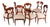 Biedermeier Chairs in Walnut, Austria, 1830s, Set of 8 For Sale
