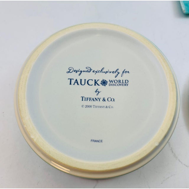 Tiffany & Co. Porcelain Lidded Box Designed for Tauck World France For Sale - Image 10 of 12