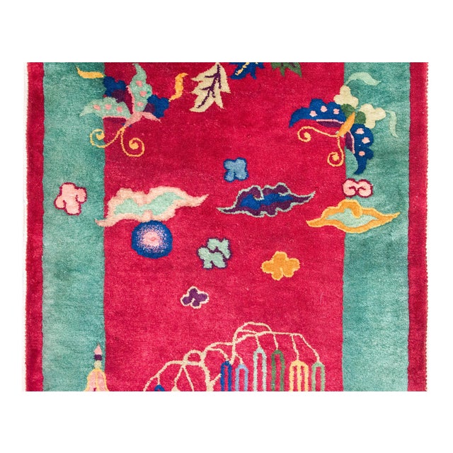 Early 20th Century Chinese Art Deco Rug For Sale - Image 4 of 15