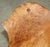 Burr Yew Wood Tripod Stool with Timber Grain For Sale - Image 5 of 18