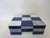 Black Lapis Lazuli Intarsia Mother of Pearl Vintage Jewelry Box For Sale - Image 8 of 14