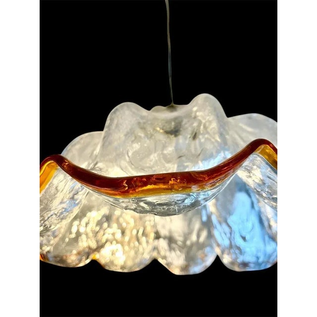 Italian Mazzega Pendant with Glass Murano, 1970 For Sale - Image 6 of 9