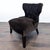 Pottery Barn Pottery Barn Tufted Brown Velvet Lounge Chair For Sale - Image 4 of 8