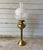 1890s Antique Edwardian Solid Brass English Tall Oil Lamp, 27” w/ Globe & Chimney Fantastic antique condition. Made of...