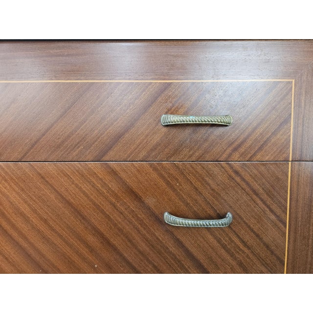 Vintage Chest of Drawers in Rosewood and Maple, 1980 For Sale - Image 9 of 18