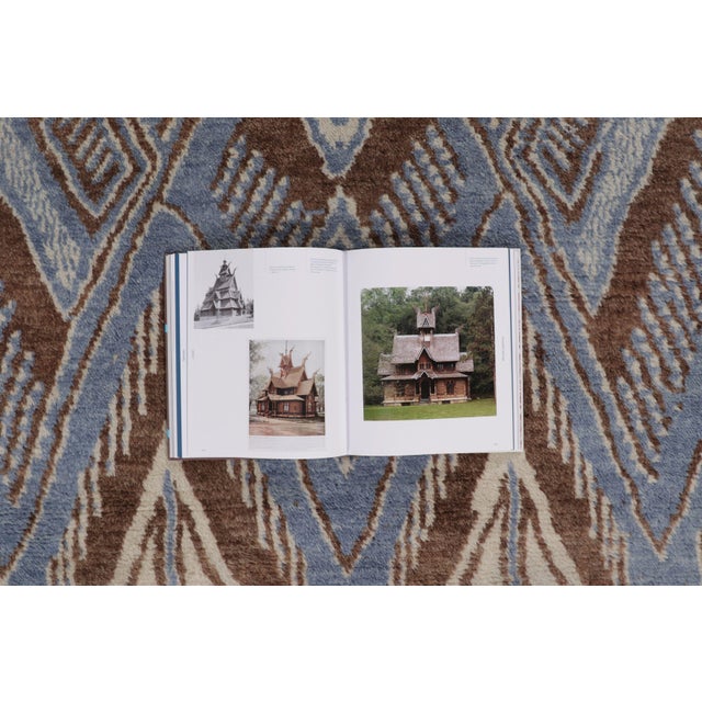 Contemporary Art Deco Style With Diamond Lattice Rug by Rug & Kilim, India For Sale - Image 9 of 10