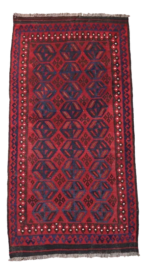 Vintage Handwoven Afghan Kilim Rug, 1980s