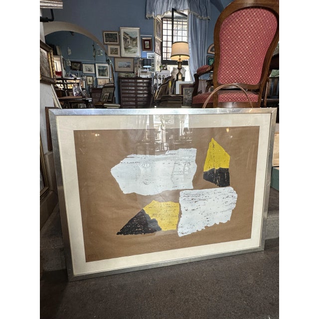 Mixed Media Drawing, 1970s, Paper For Sale - Image 9 of 10