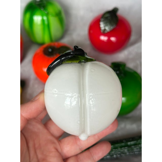 Contemporary Murano Style Hand Blown Glass Fruit For Sale - Image 3 of 15