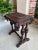Antique French Console Side Table Renaissance Petite Gothic Carved Oak C1880 For Sale In Dallas - Image 6 of 12