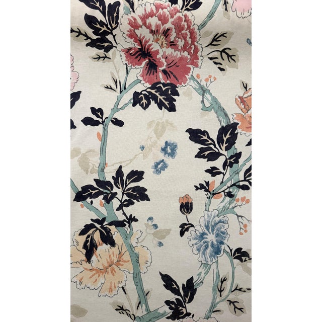 Linen Lee Jofa Inisfree Sunset Linen Fabric 4 7/8 Yards For Sale - Image 8 of 9