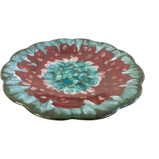 Vintage Tourmalines Ceramic Bowl by Longwy, France, 1950s For Sale