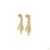 Metal 12.72 Carat Pear Shape Diamond Gold Earrings, Pair For Sale - Image 7 of 9