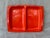 MCM Orange Enamel Divided Tray For Sale - Image 13 of 14