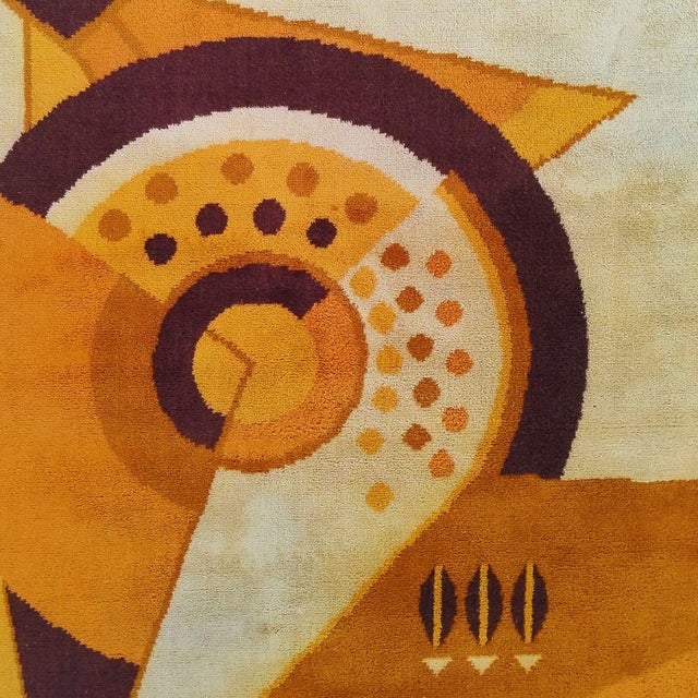 French Constructivist Pure Wool Rugs, 1950s, Set of 2 For Sale - Image 18 of 18