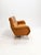 1950s Three-Seater Sofa in Skai with Brass Feet in the style of Marco Zanuso,1950s For Sale - Image 5 of 12