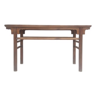 Antique Ming-Style Solid Wood Console Table For Sale