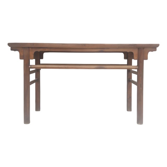 Antique Ming-Style Solid Wood Console Table For Sale