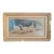 19th Century Rustic Primitive Naive Oil Painting of Non-Violent Geese or Swans For Sale