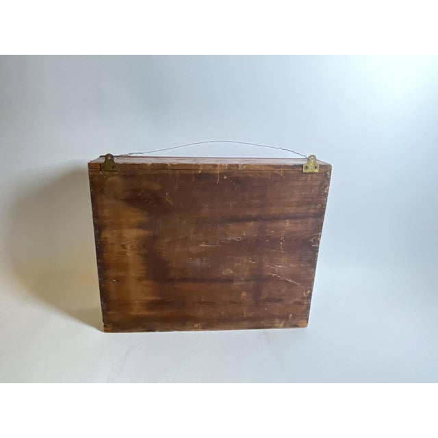 Antique Shadowbox Ship Model For Sale - Image 9 of 12