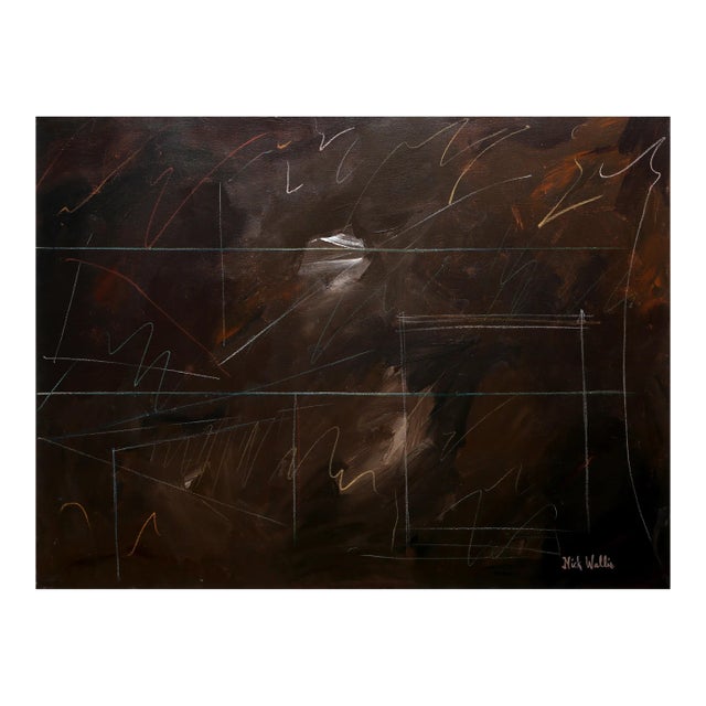 More Afterthoughts 14, Nick Wallis Acrylic on Canvas, Signed L.r. For Sale