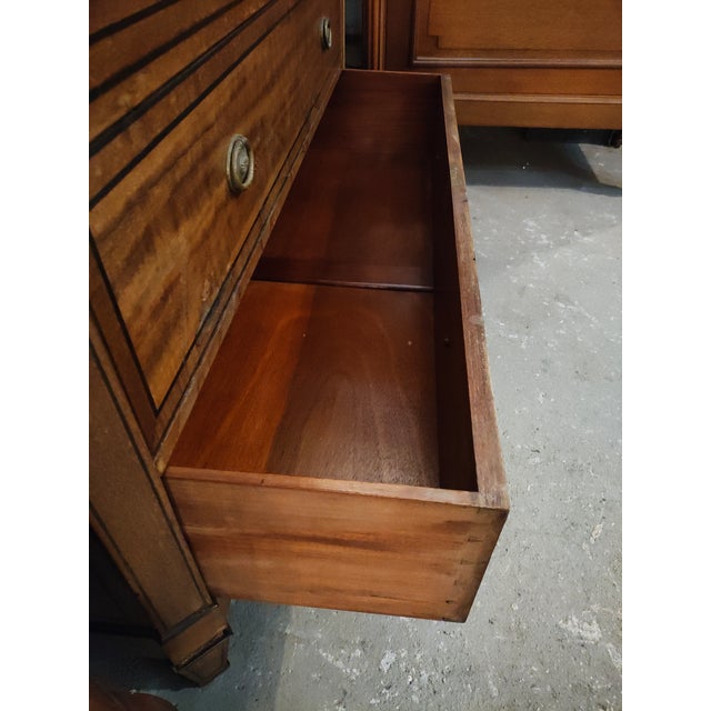 Brown Early 19th Century Italian Neoclassical Walnut Chest of Drawers For Sale - Image 8 of 9