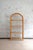 Light Yellow Vintage Arched Bamboo Bookcase, 1970s For Sale - Image 8 of 9