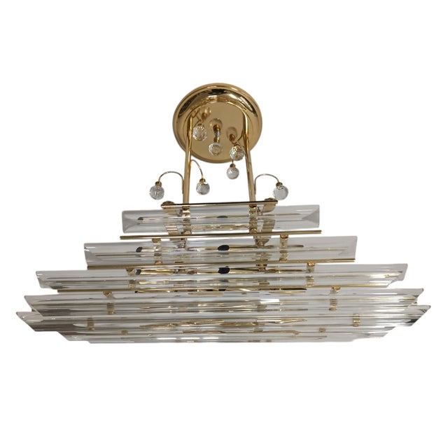 Metal Vintage Ceiling Lamp from Bakalowits & Söhne, 1980s For Sale - Image 7 of 7