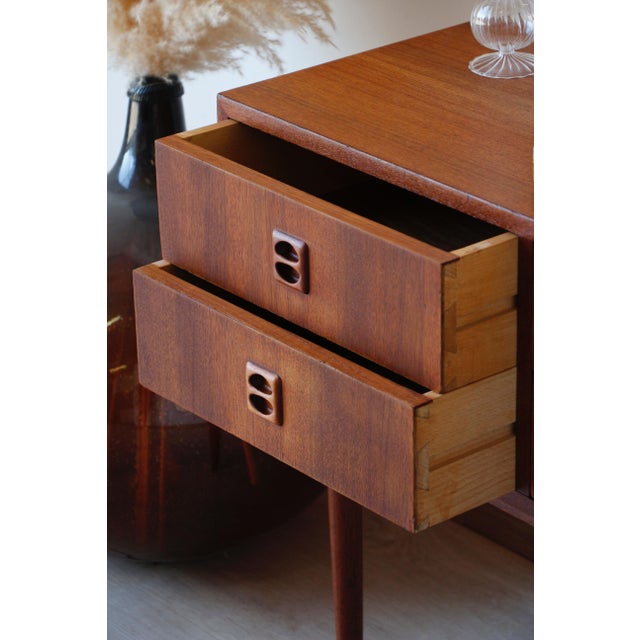 Wood Scandinavian Teak Chest of Drawers, 1960s For Sale - Image 7 of 15