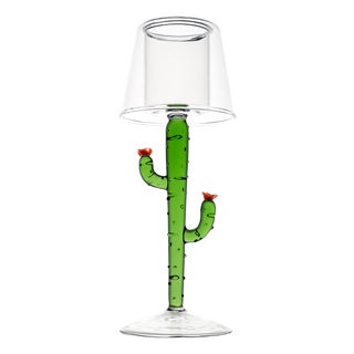 Firefly Tealight Cactus with Red Flowers For Sale