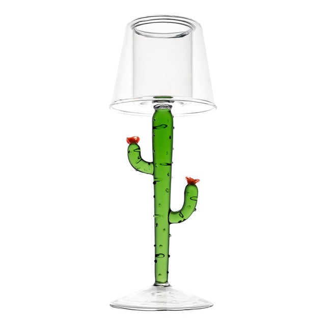 Firefly Tealight Cactus with Red Flowers For Sale