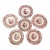 Antique Staffordshire Red Transferware Canova Plates by T. Mayer, Set of 6 For Sale
