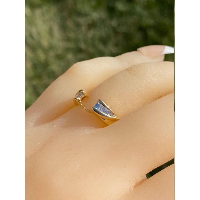 The Maury: Ladies 14K Diamond Sleeve Style Band. Crafted in 14 karat yellow gold, this ladies ring jacket is the perfect...